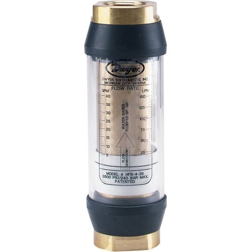 Dwyer HFB-5-50 In-Line Flow Monitor 1.5" NPT 5-50 GPM
