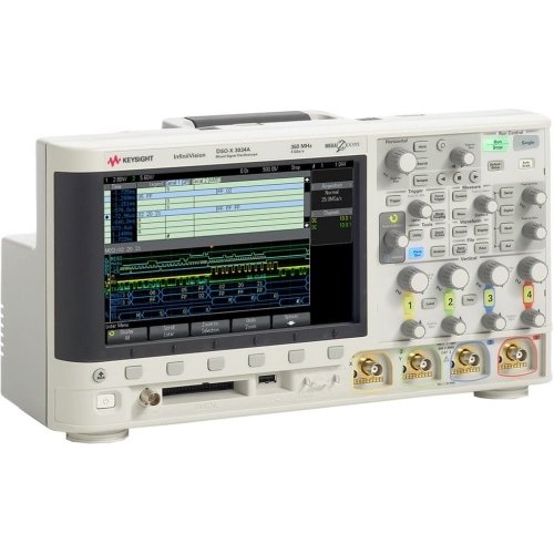 Keysight DSOX3034A InfiniiVision Oscilloscope - 4 Ch, 300 MHz, MegaZoom IV