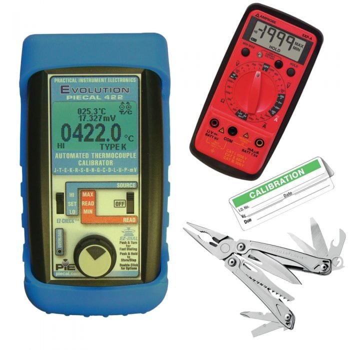 Pie 422-L-Vip Loop/Rtd Calibrator With Amprobe Multimeter 1 Pie 422-L-Vip Loop/Rtd Calibrator With Amprobe Multimeter