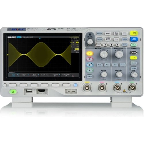 Siglent SDS1204X-E Super Phosphor Oscilloscope, Digital, 4 CH, 200MHz