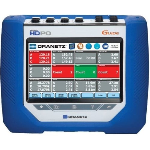 Dranetz HDPQ Guide PQ Analyzer (100A Clamp Kit)