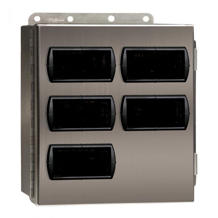 Dwyer PME-35 Steel Panel Meter Enclosure for 5 Meters