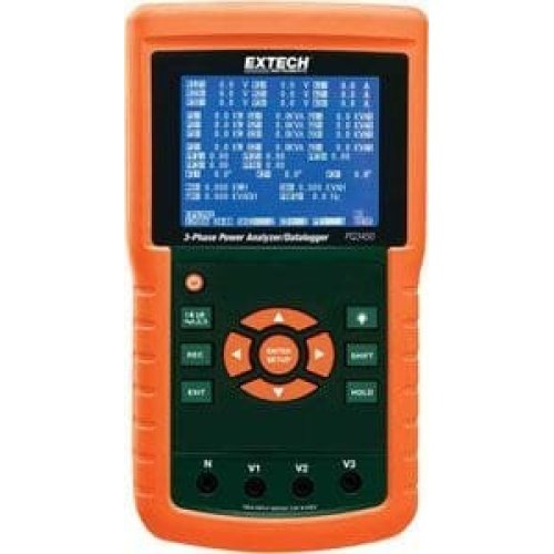Extech PQ3450 3-Phase Power Analyzer (35 Parameter) - PQ3450