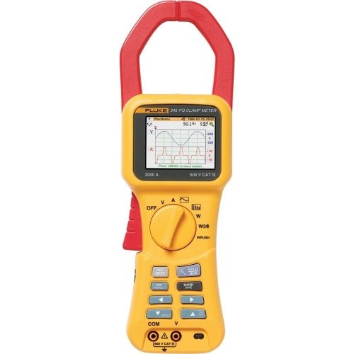 Fluke 345 PQ Clamp Meter (2000A DC/VFD) - 2584181