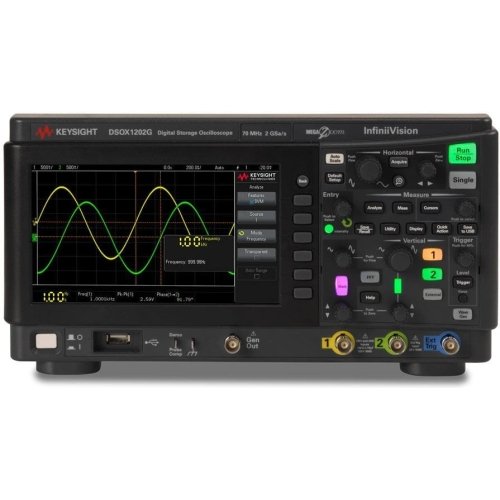 Keysight DSOX1202G InfiniiVision DSO (2 Ch, 70 MHz, WaveGen)