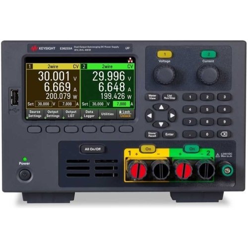 Keysight E36233A DC Power Supply 2 Ch 30V 20A 400W