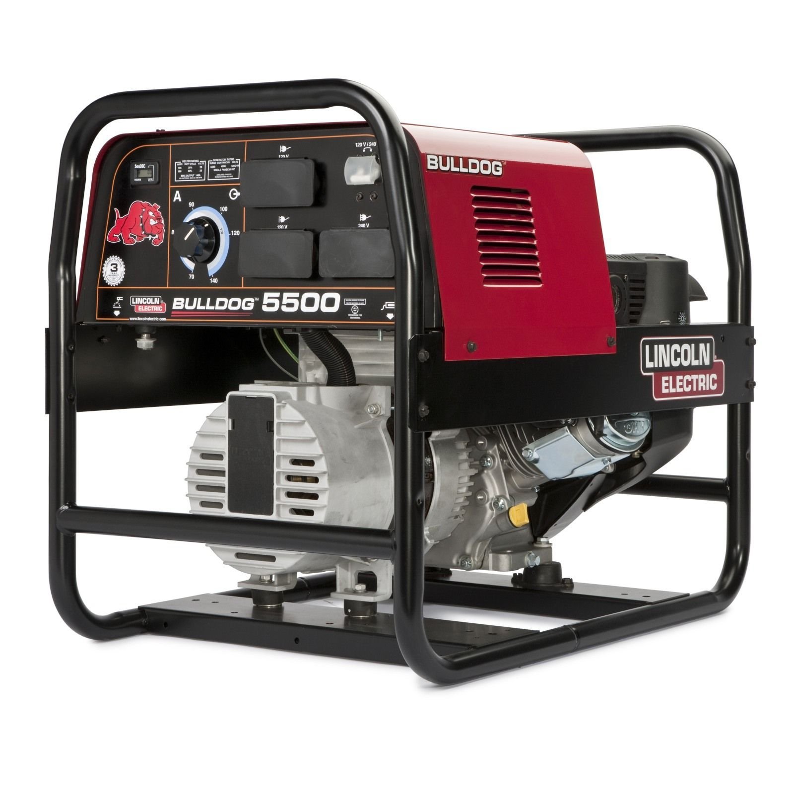 Lincoln Bulldog 5500 AC Welder Generator - Portable (K2708-2)
