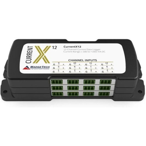 MadgeTech CurrentX12 DC Current Data Logger 12 Ch 3A - X12-3A