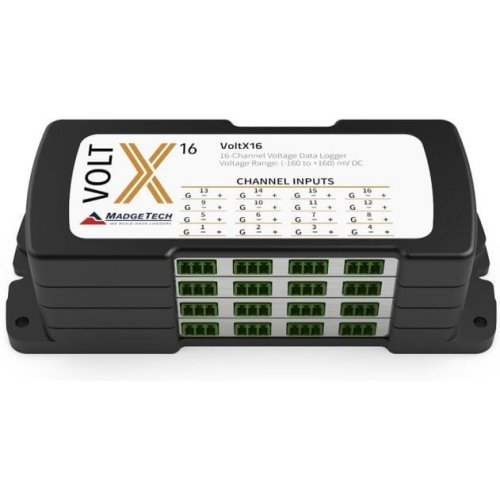 MadgeTech VoltX16 DC Voltage Data Logger 16 Ch 3.2V
