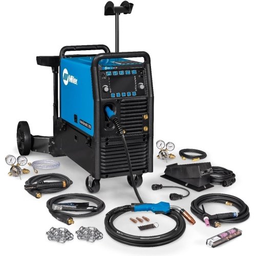 Miller Multimatic 255 Pulsed Multi-Process Welder - Running Gear + TIG Kit (951768)