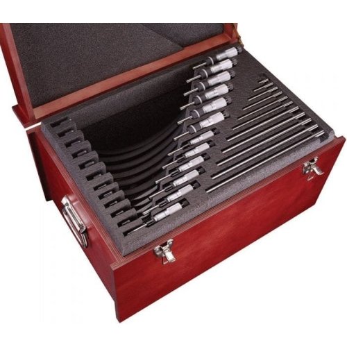 Starrett S436MEXRLZ (52014) Electronic Micrometer Set (Metric)