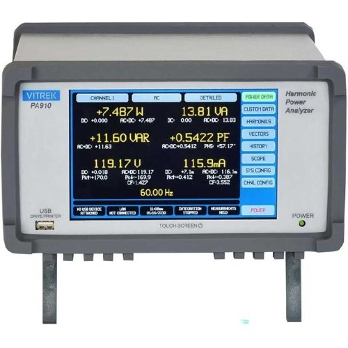 Vitrek PA910 Multi-Channel Power Analyzer